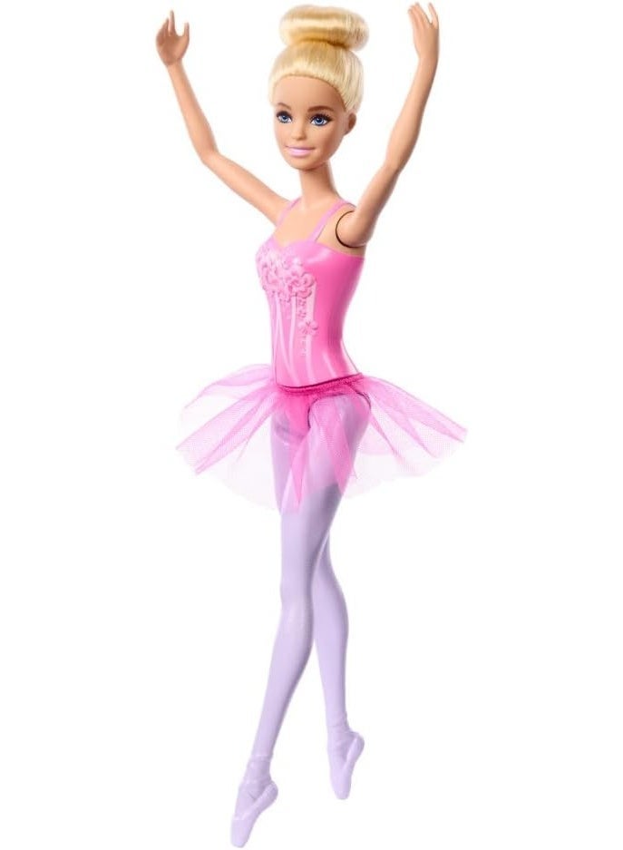 باربي Barbie Purple Ballerina Doll HRG34 – Blonde Hair Ballet Dancer with Tutu & Ballet Shoes - Image 3